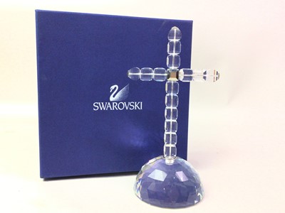 Lot 500 - SWAROVSKI CRYSTAL 'CROSS OF LIGHT' FIGURE