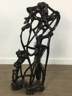 Lot 594 - AFRICAN ABSTRACT SCULPTURE