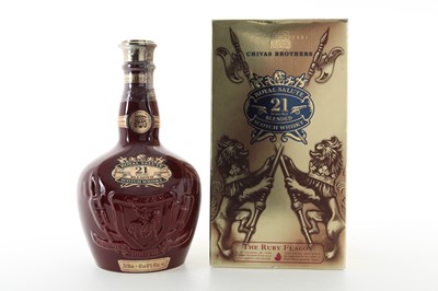 Lot 149 - CHIVAS ROYAL SALUTE RUBY DECANTER