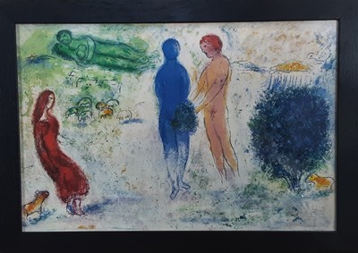 Lot 601 - AFTER MARC CHAGALL (RUSSIAN/FRENCH 1887 - 1985)