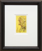 Lot 54 - * PETER HOWSON OBE, DON QUIXOTE mixed media on...