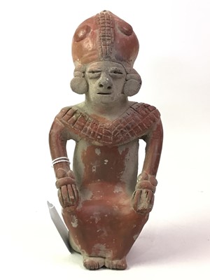 Lot 642 - SOUTH AMERICAN TERRACOTTA FIGURE