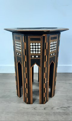 Lot 569 - SYRIAN OCTAGONAL SIDE TABLE