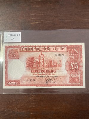 Lot 36 - NORTH OF SCOTLAND BANK LIMITED