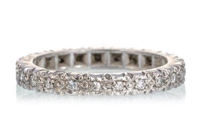 Lot 530 - DIAMOND ETERNITY RING