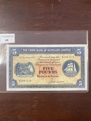 Lot 40 - UNION BANK OF SCOTLAND LIMITED
