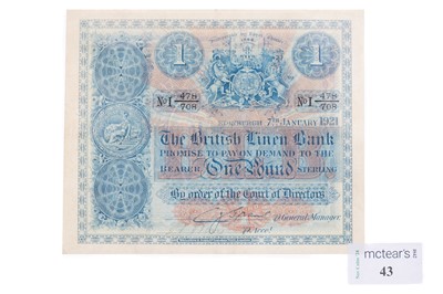 Lot 43 - BRITISH LINEN BANK