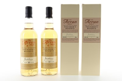 Lot 167 - 2 BOTTLES OF ARRAN FOUNDER'S RESERVE