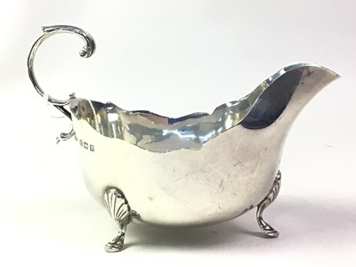 Lot 659 - SILVER CREAM JUG