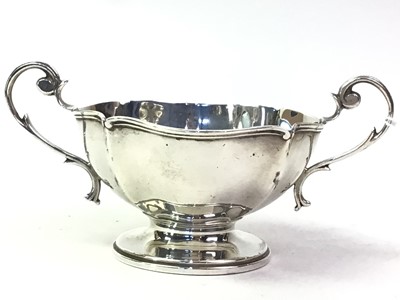 Lot 543 - SILVER SUGAR AND CREAM