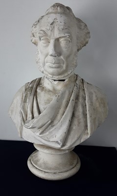 Lot 709 - PLASTER BUST BY GEORGES-EDWIN EWING