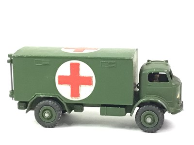 Lot 820 - GROUP OF DINKY DIECAST MILITARY VEHICLES