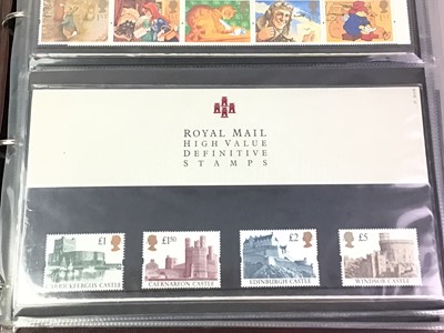 Lot 811 - TWO ALBUMS OF ROYAL MAIL PRESENTATION PACKS