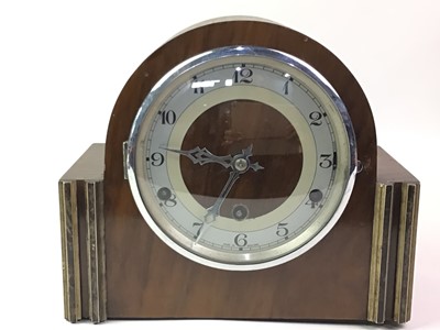 Lot 816 - FIVE MANTEL CLOCKS