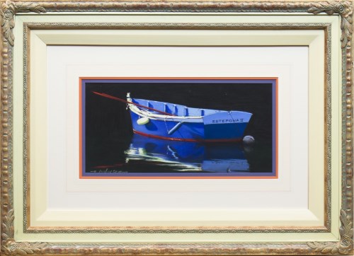 Lot 96 - * ANTHONY ORME, CALM REFLECTIONS pastel on...