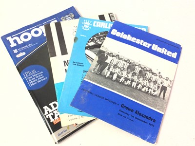 Lot 839 - COLLECTION OF FOOTBALL PROGRAMMES AND BOOKS