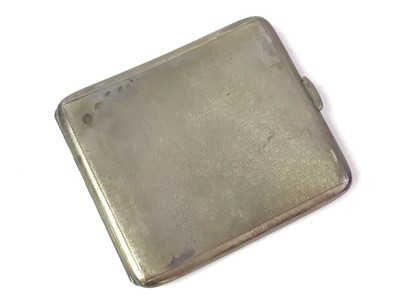 Lot 857 - SILVER CIGARETTE CASE