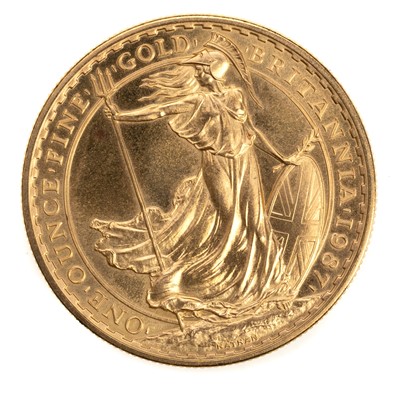 Lot 119 - FINE GOLD ONE OUNCE £100 COIN