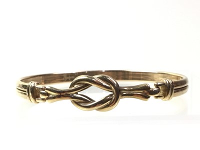 Lot 19 - GOLD BANGLE