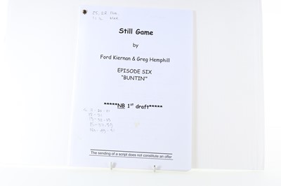 Lot 243 - PAUL YOUNG COLLECTION, STILL GAME, COLLECTION OF SCRIPTS AND CALL SHEETS