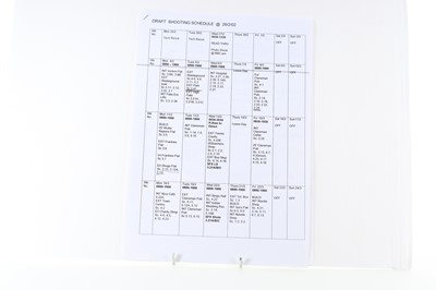 Lot 243 - PAUL YOUNG COLLECTION, STILL GAME, COLLECTION OF SCRIPTS AND CALL SHEETS