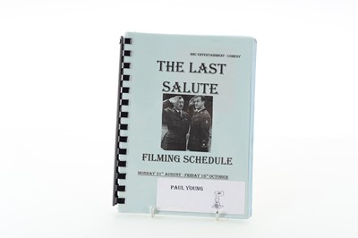 Lot 244 - THE PAUL YOUNG COLLECTION, THE LAST SALUTE, COLLECTION OF SCRIPTS