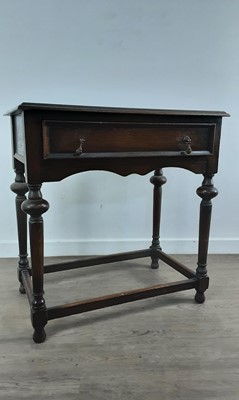 Lot 876 - OAK HALL TABLE