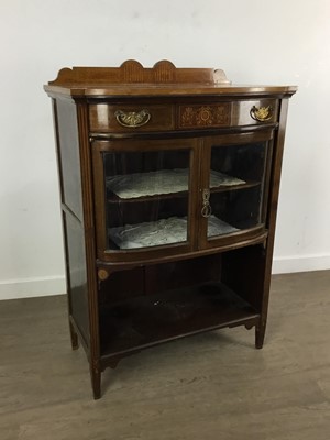 Lot 877 - LATE VICTORIAN INLAID MAHOGANY SIDE CABINET