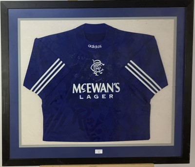 Lot 1892 - RANGERS F.C., AUTOGRAPHED JERSEY