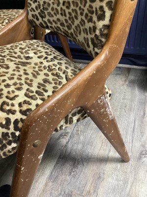 Lot 500 - BERESFORD AND HICKS, SET OF SIX TEAK DINING CHAIRS