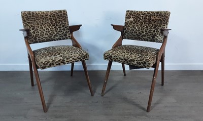 Lot 500 - BERESFORD AND HICKS, SET OF SIX TEAK DINING CHAIRS