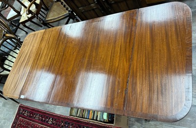 Lot 675 - MAHOGANY SOFA TABLE