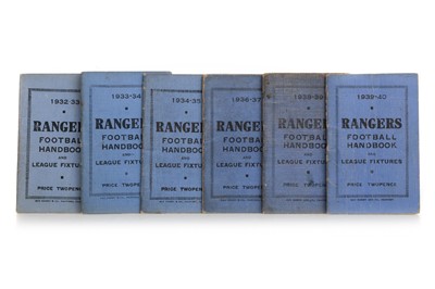 Lot 1701 - RANGERS F.C., COLLECTION OF FOOTBALL HANDBOOKS