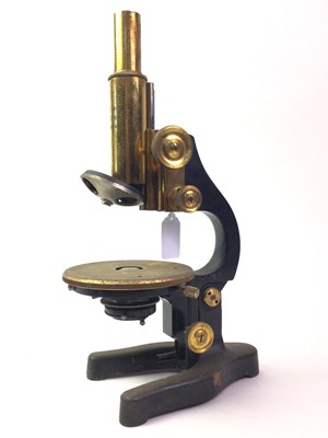 Lot 72 - GROUP OF SIX MICROSCOPES