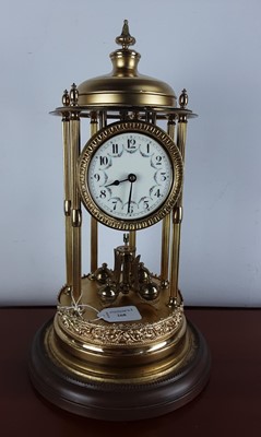 Lot 268 - SCHATZ & SOHNE GILT ANNIVERSARY CLOCK