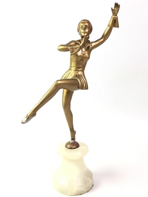 Lot 277 - ART DECO STYLE COLD PAINTED FIGURE