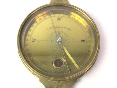 Lot 282 - BRASS MINING SURVEYORS COMPASS