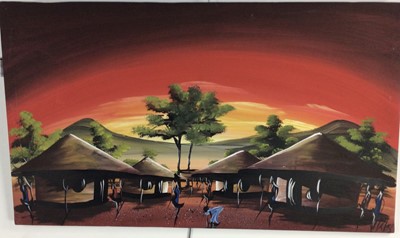 Lot 348 - CONTINENTAL SCHOOL, FOUR OIL PAINTINGS