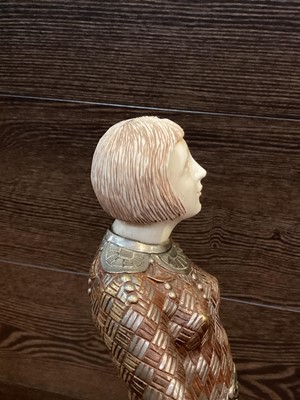 Lot 510 - ART DECO COLD PAINTED BRONZE AND IVORY FIGURE OF A DANCER