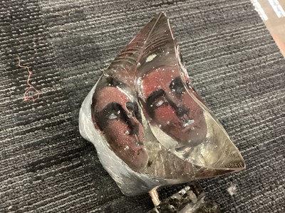 Lot 512 - BERTIL VALLIEN FOR KOSTA BODA, GLASS BUST