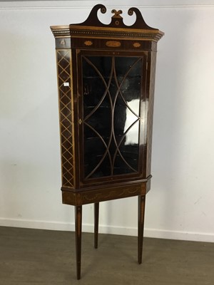 Lot 214 - REGENCY CORNER CUPBOARD