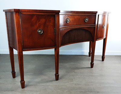 Lot 216 - MAHOGANY REPRODUCTION SIDEBOARD