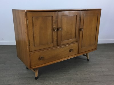 Lot 507 - ERCOL, WINDSOR MODEL 366 ELM AND BEECH SIDEBOARD