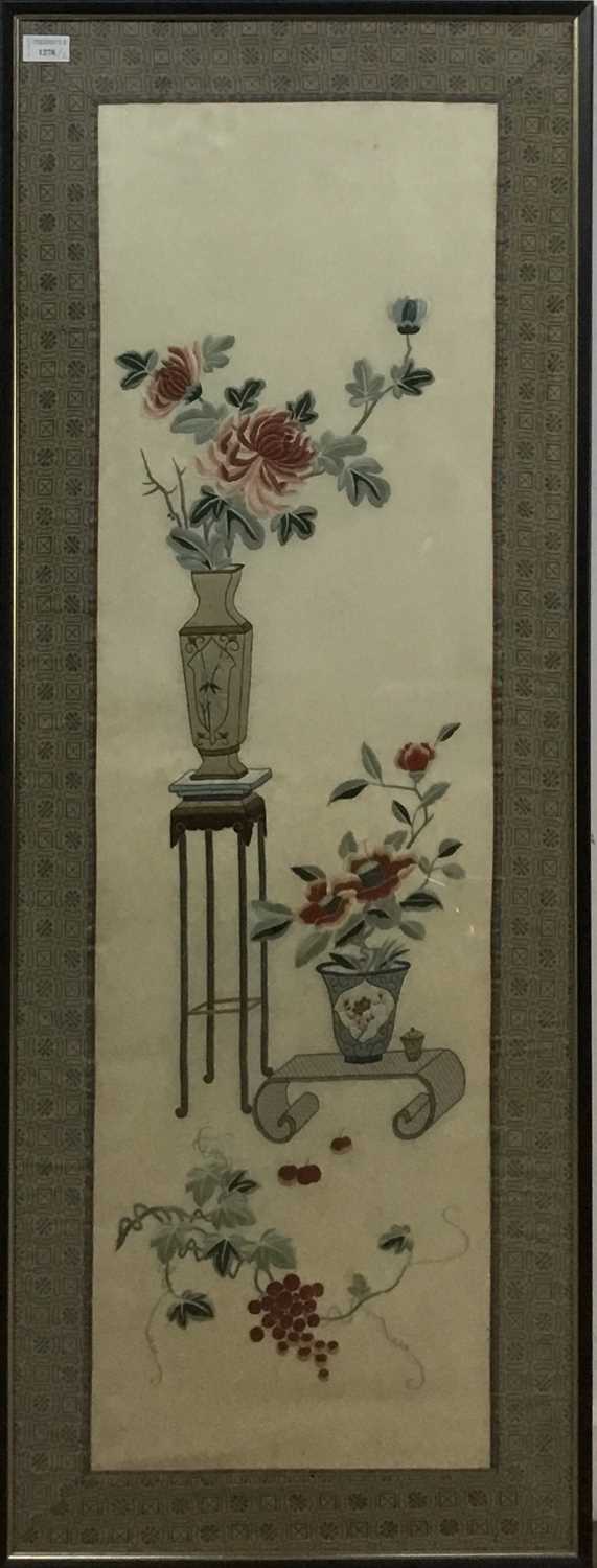 Lot 553 - PAIR OF CHINESE TAPESTRIES