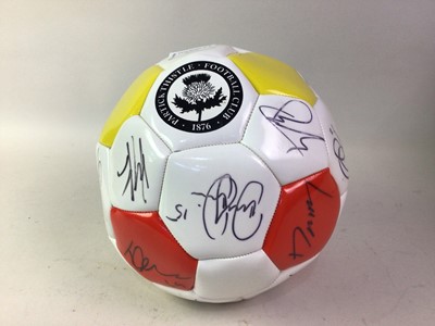 Lot 377 - PARTICK THISTLE FOOTBALL CLUB, SIGNED FOOTBALL