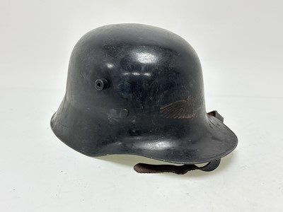 Lot 61 - GERMAN THIRD REICH LUFTSCHUTZ TYPE STAHLHELM