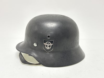 Lot 62 - GERMAN THIRD REICH M1935 TYPE STAHLHELM