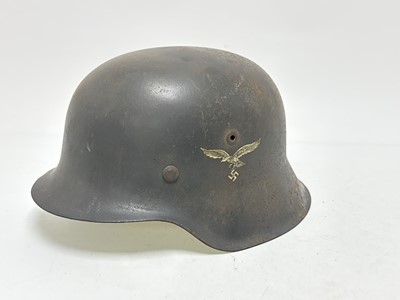 Lot 65 - GERMAN THIRD REICH M1942 TYPE STAHLHELM