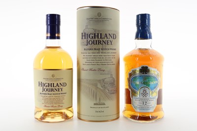 Lot 182 - HIGHLAND JOURNEY HUNTER LAING AND WILLIAM GRANT'S ACHIEVEMENT 12 YEAR OLD