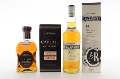 Lot 194 - CARDHU SPECIAL CASK RESERVE AND CRAGGANMORE 12 YEAR OLD